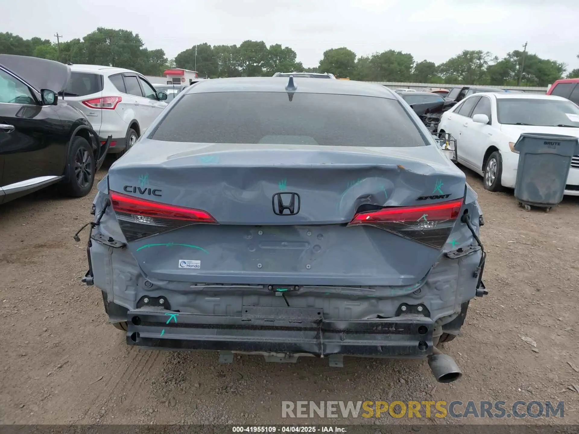 17 fotografías del automóvil dañado 2HGFE2F53RH584124 HONDA CIVIC 2024