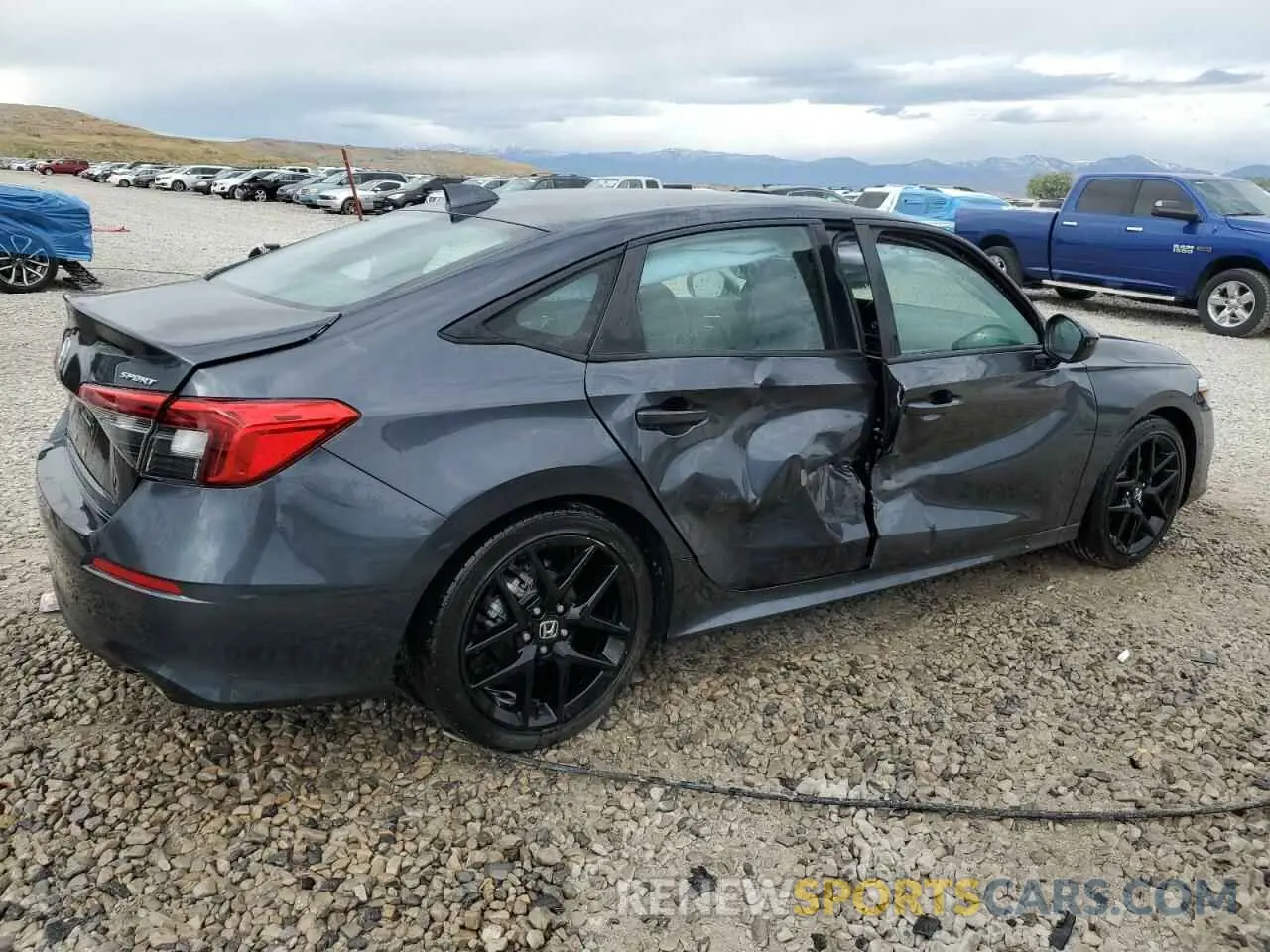 3 fotografías del automóvil dañado 2HGFE2F53RH592613 HONDA CIVIC 2024