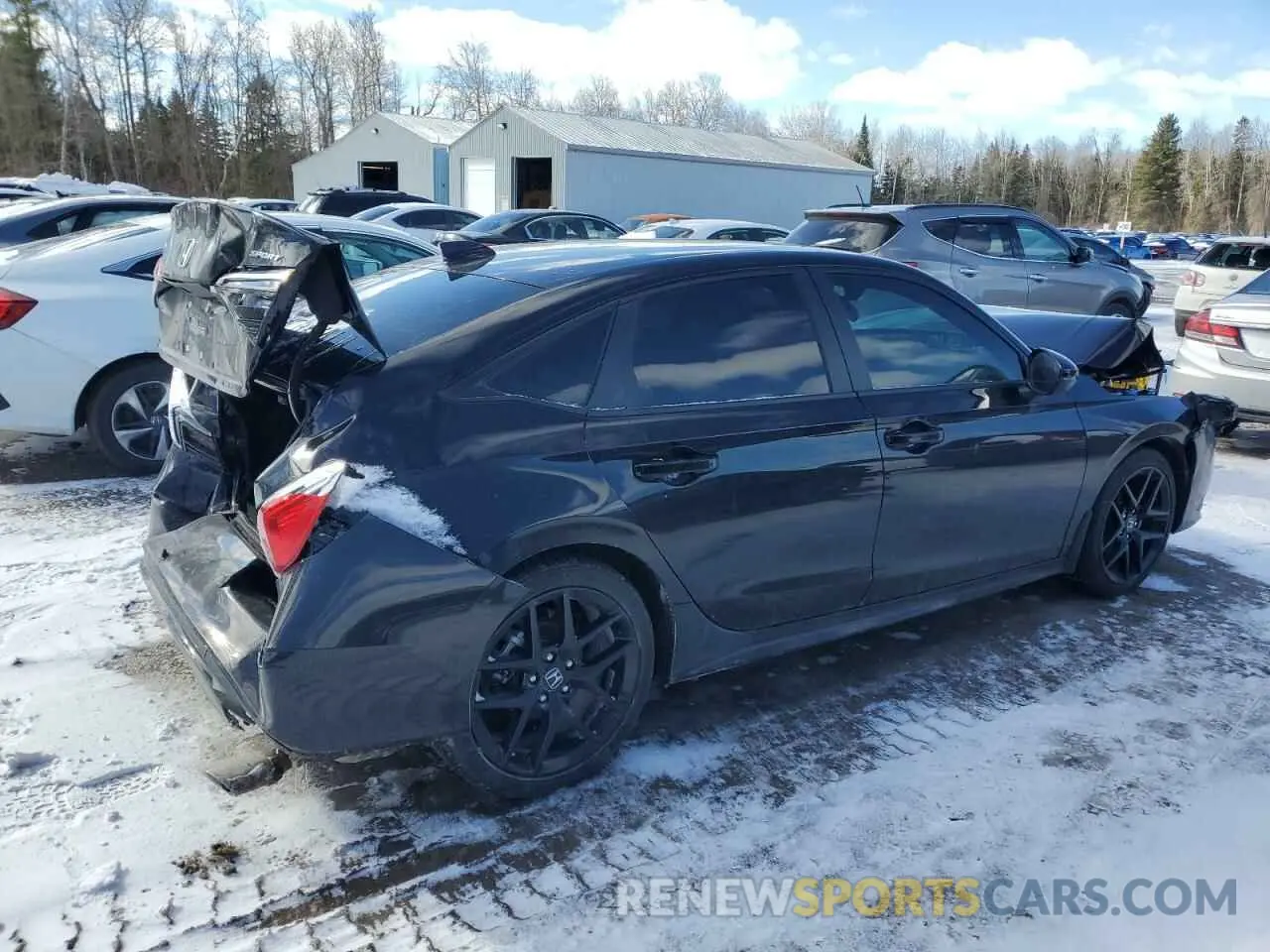 3 fotografías del automóvil dañado 2HGFE2F54RH110828 HONDA CIVIC 2024