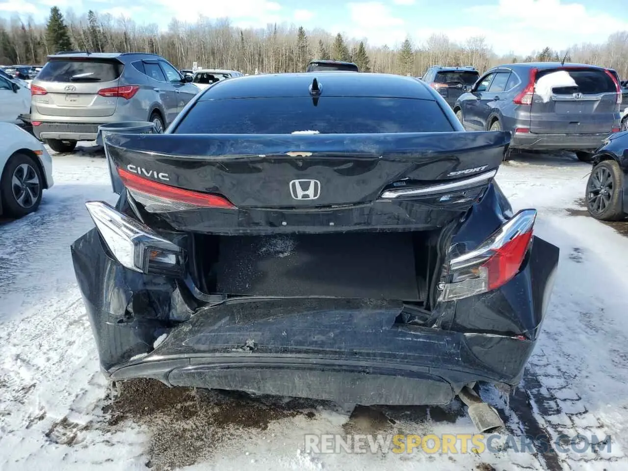 6 fotografías del automóvil dañado 2HGFE2F54RH110828 HONDA CIVIC 2024