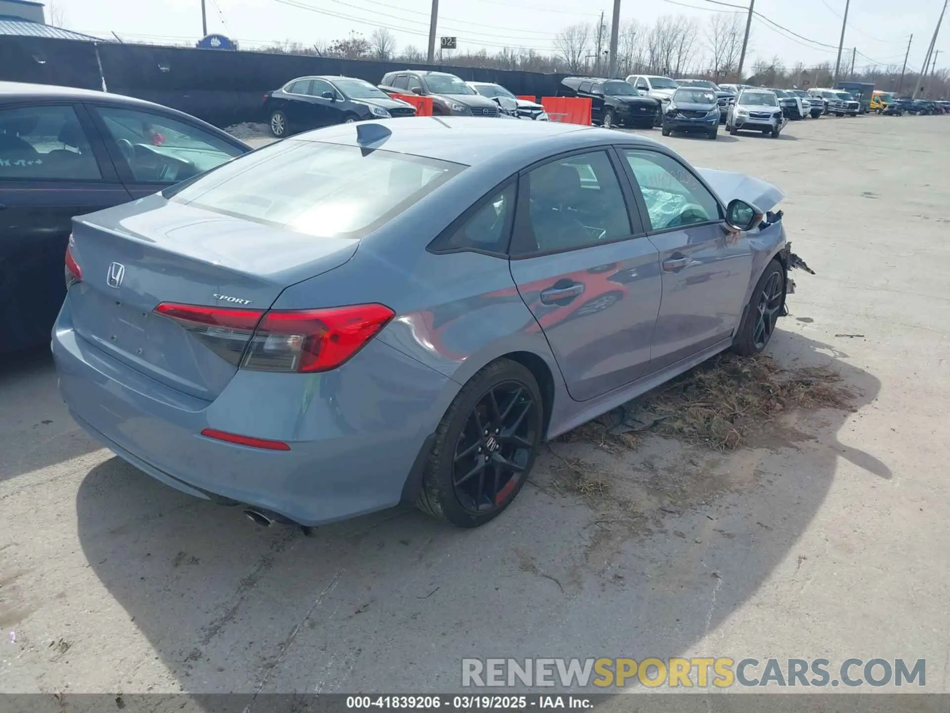 4 fotografías del automóvil dañado 2HGFE2F54RH502871 HONDA CIVIC 2024