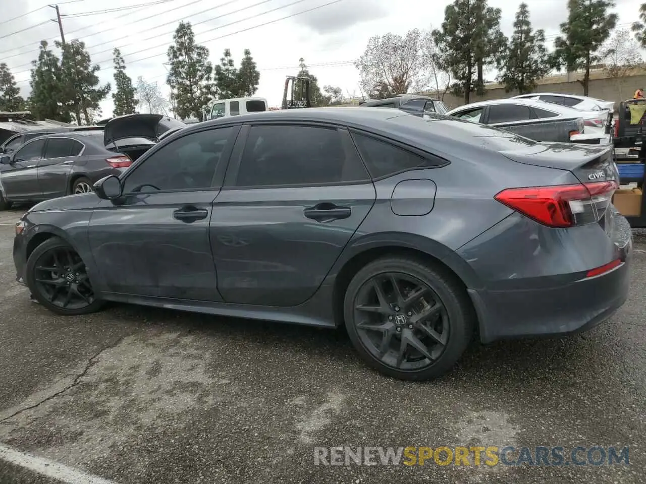 2 fotografías del automóvil dañado 2HGFE2F54RH511229 HONDA CIVIC 2024