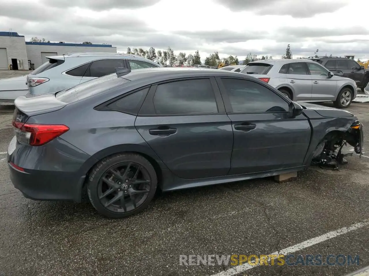 3 fotografías del automóvil dañado 2HGFE2F54RH511229 HONDA CIVIC 2024