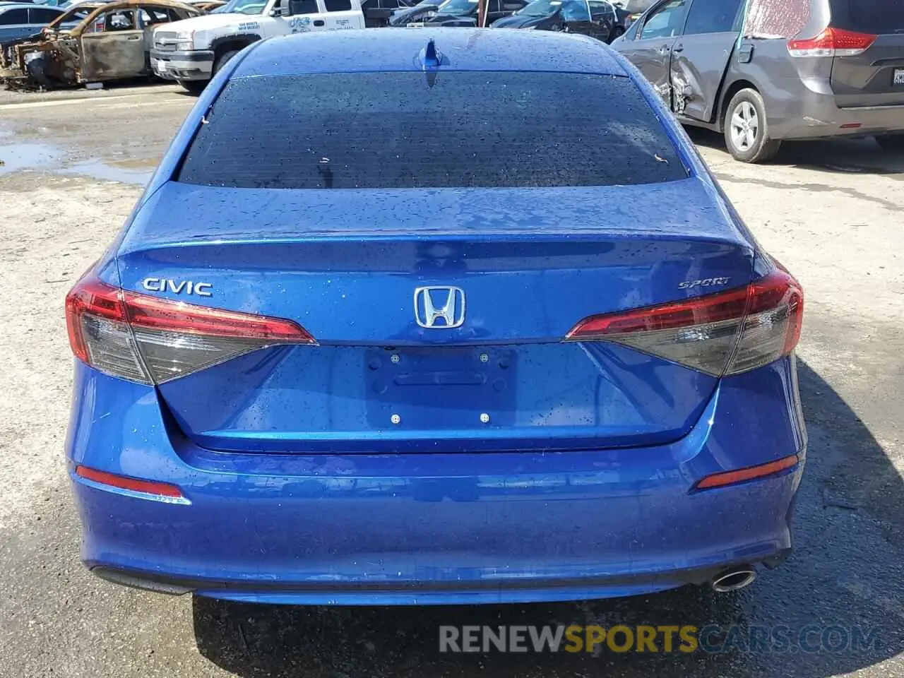 6 fotografías del automóvil dañado 2HGFE2F54RH518715 HONDA CIVIC 2024