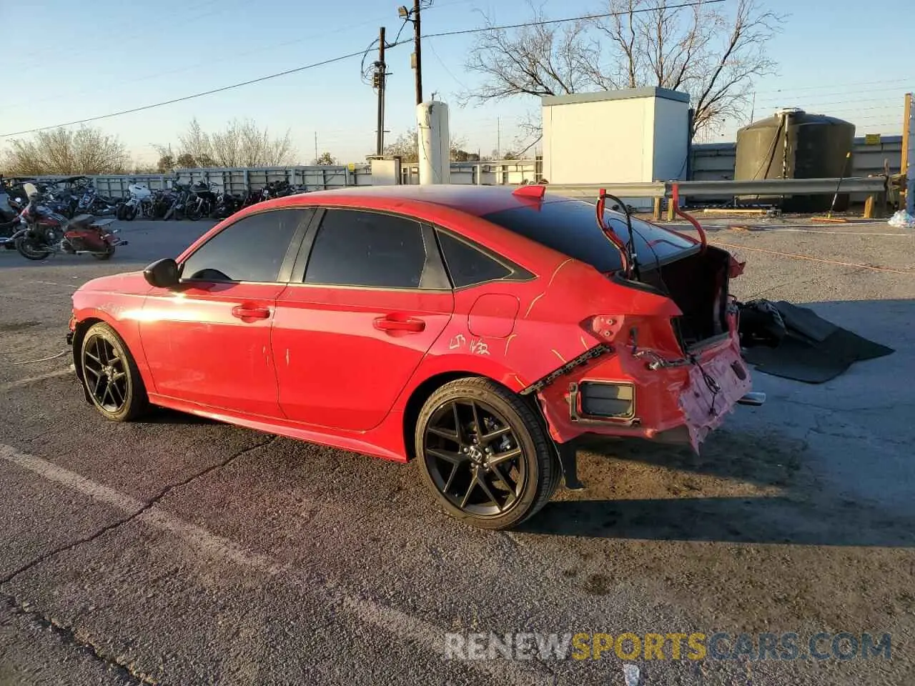 2 fotografías del automóvil dañado 2HGFE2F54RH522991 HONDA CIVIC 2024