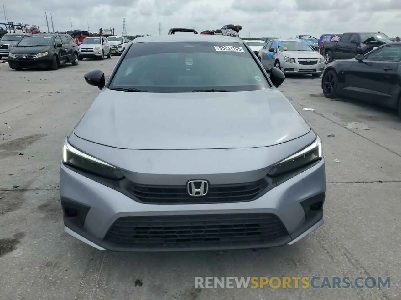 5 fotografías del automóvil dañado 2HGFE2F54RH543646 HONDA CIVIC 2024