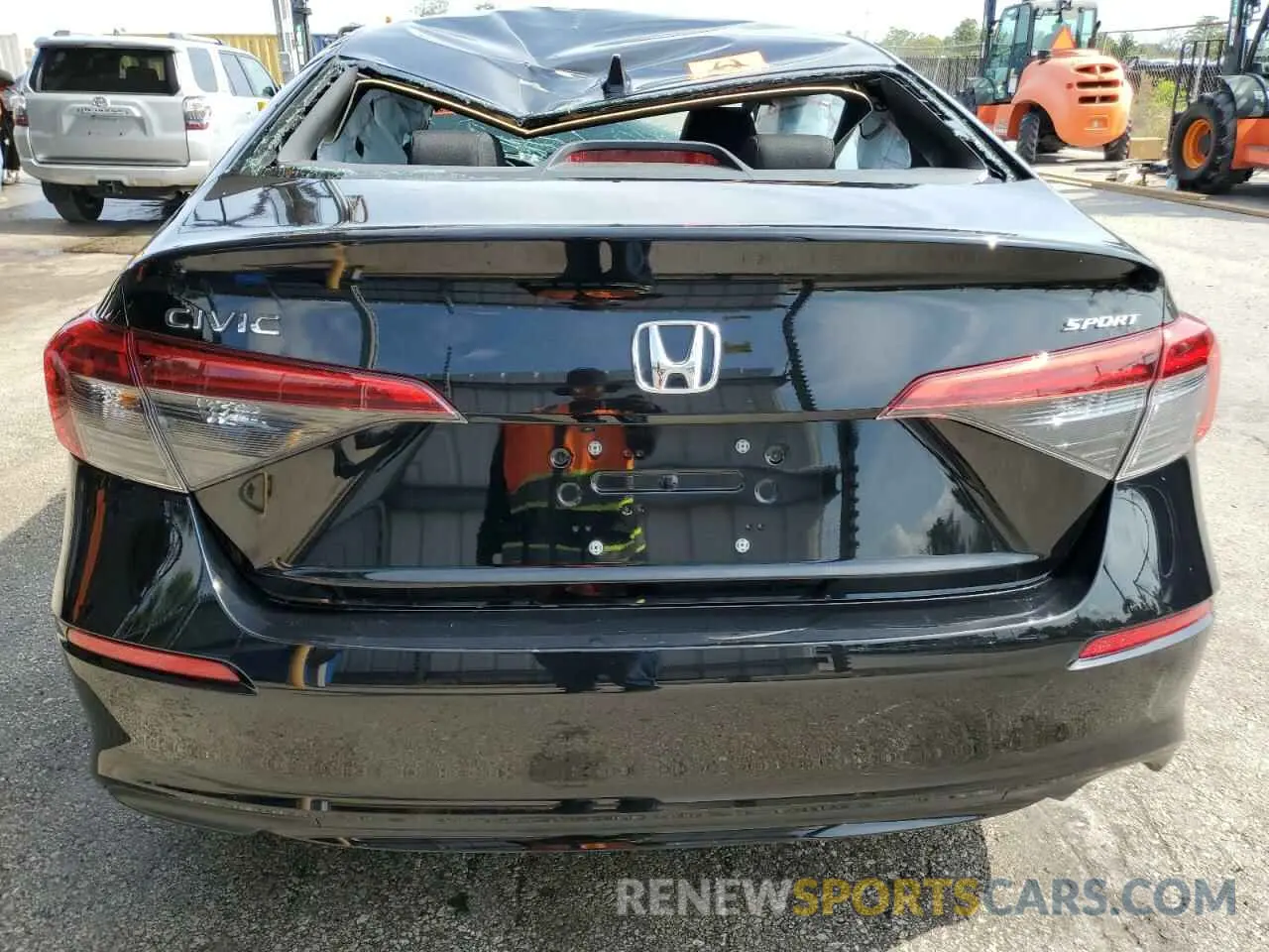 6 fotografías del automóvil dañado 2HGFE2F54RH551620 HONDA CIVIC 2024
