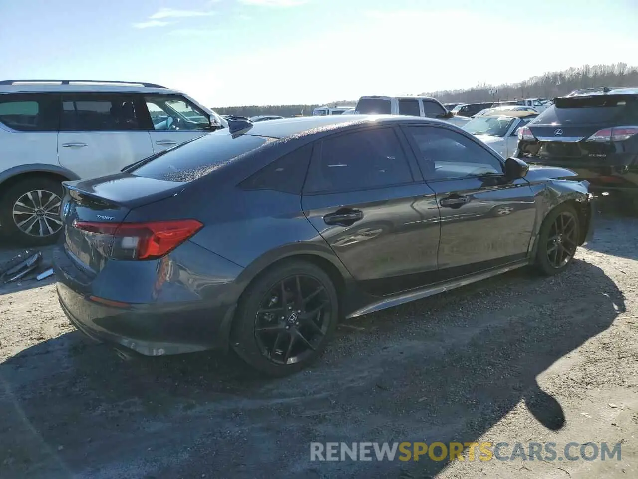 3 fotografías del automóvil dañado 2HGFE2F54RH557384 HONDA CIVIC 2024
