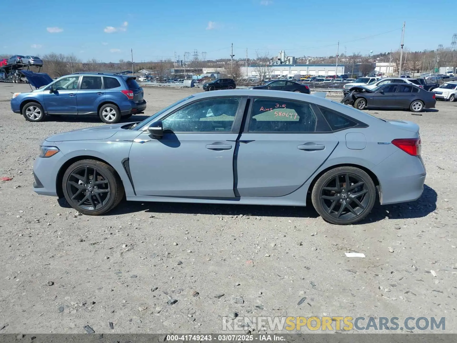 13 fotografías del automóvil dañado 2HGFE2F54RH580647 HONDA CIVIC 2024