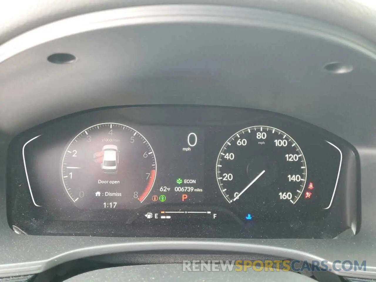 9 fotografías del automóvil dañado 2HGFE2F54RH583094 HONDA CIVIC 2024