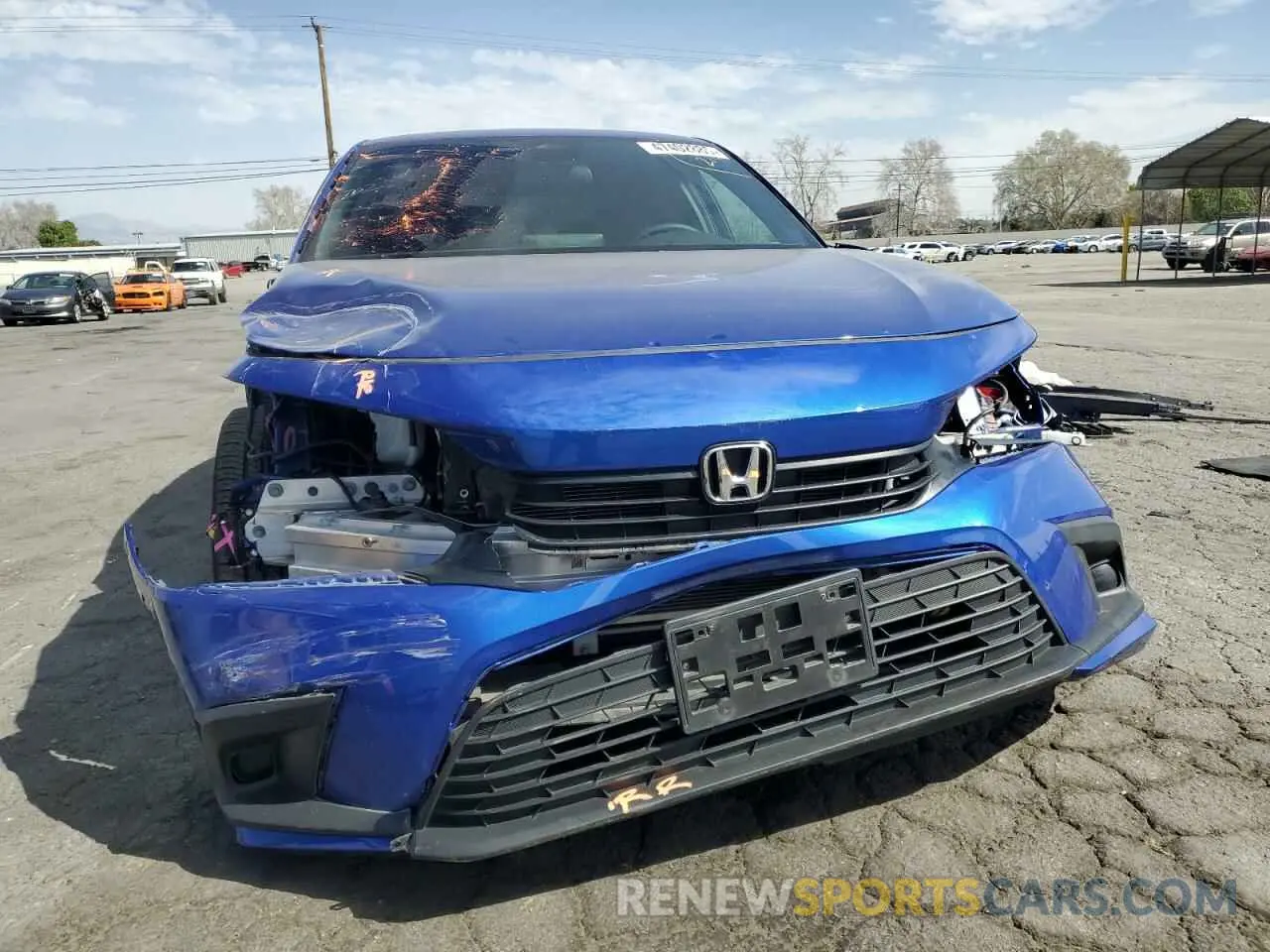5 fotografías del automóvil dañado 2HGFE2F54RH589123 HONDA CIVIC 2024