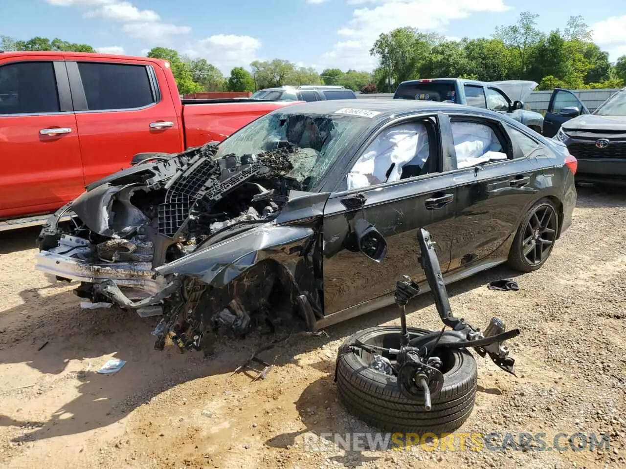 1 fotografías del automóvil dañado 2HGFE2F54RH590370 HONDA CIVIC 2024