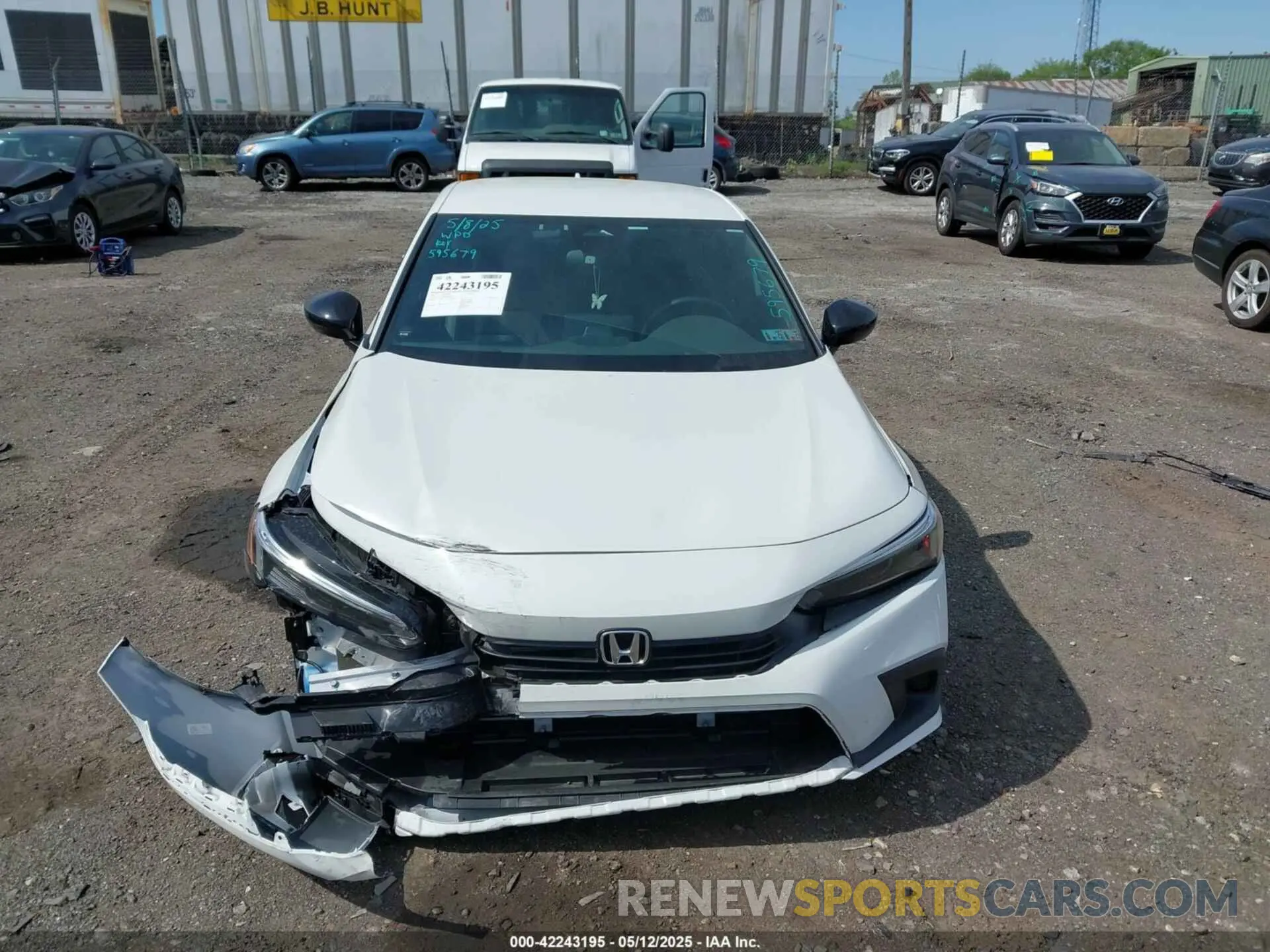 13 fotografías del automóvil dañado 2HGFE2F54RH595679 HONDA CIVIC 2024