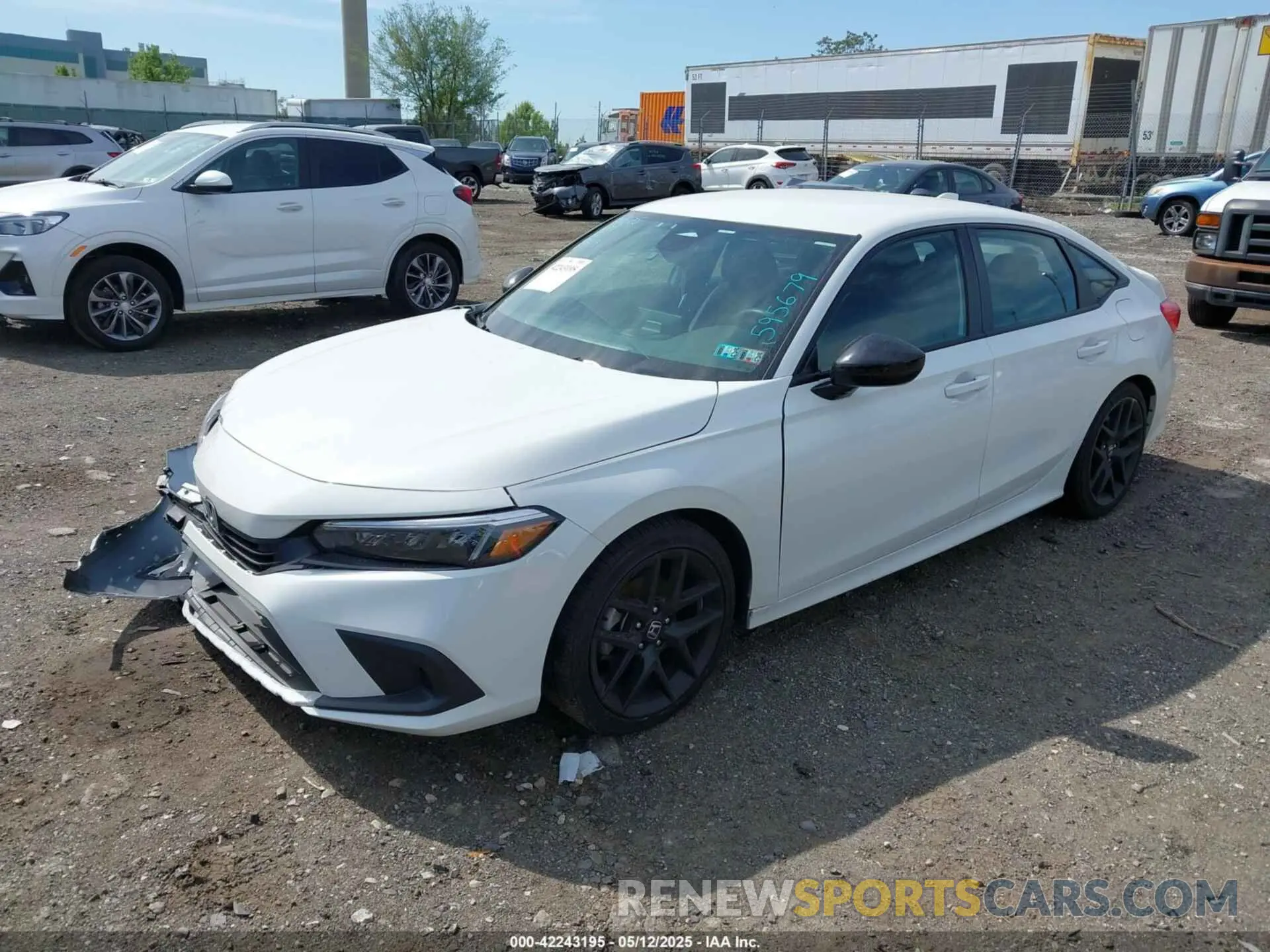 2 fotografías del automóvil dañado 2HGFE2F54RH595679 HONDA CIVIC 2024