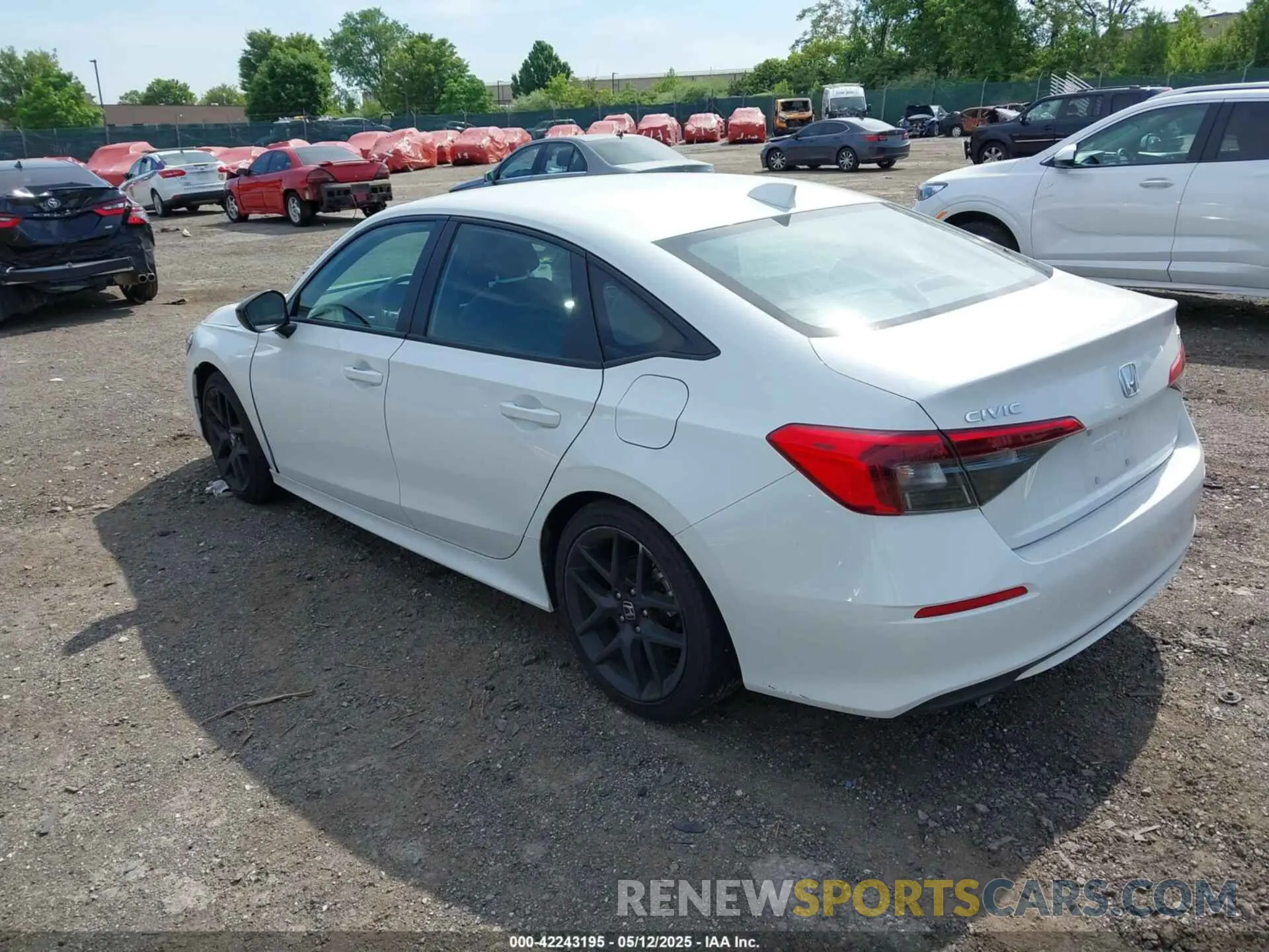 3 fotografías del automóvil dañado 2HGFE2F54RH595679 HONDA CIVIC 2024