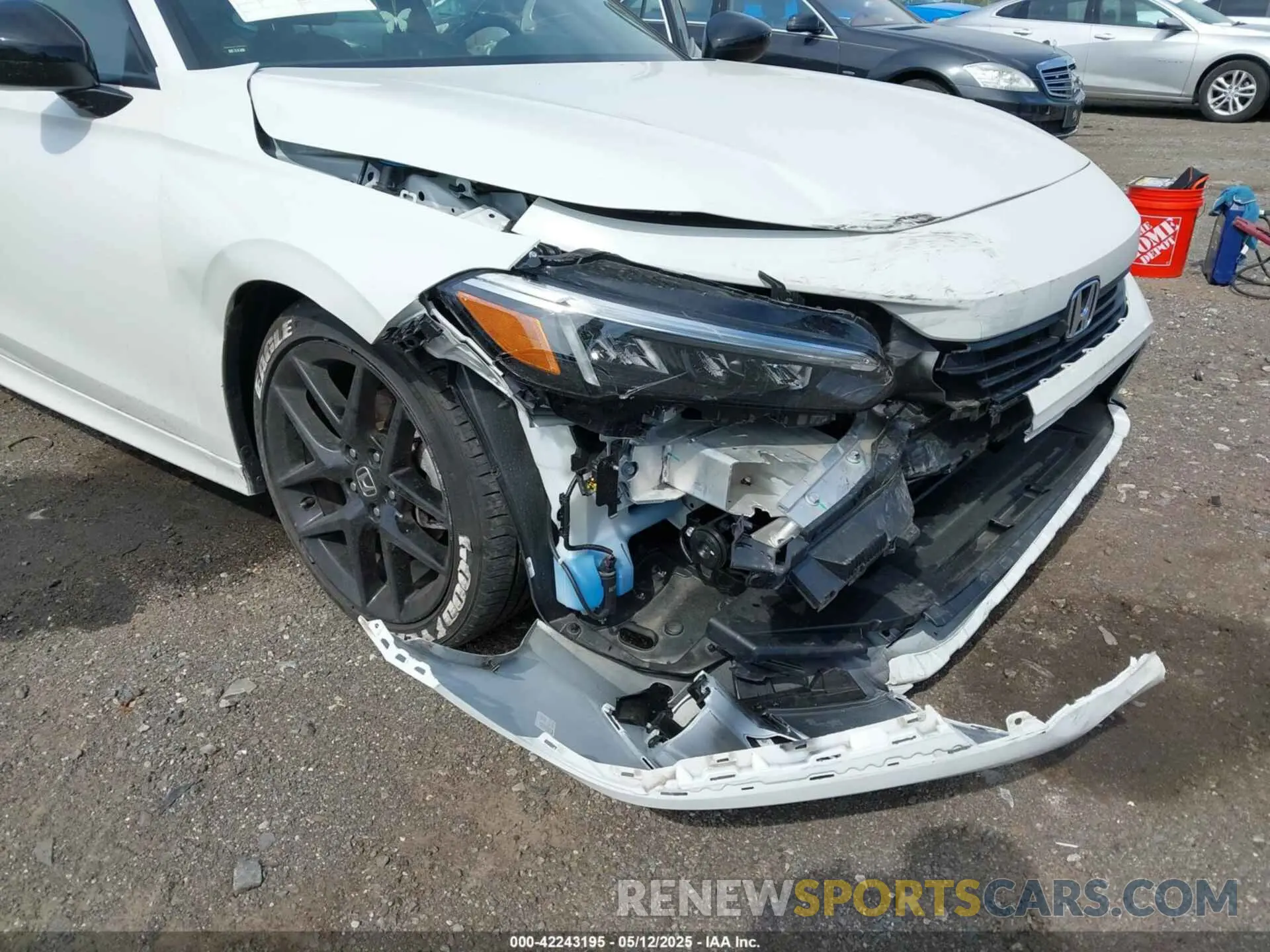 6 fotografías del automóvil dañado 2HGFE2F54RH595679 HONDA CIVIC 2024