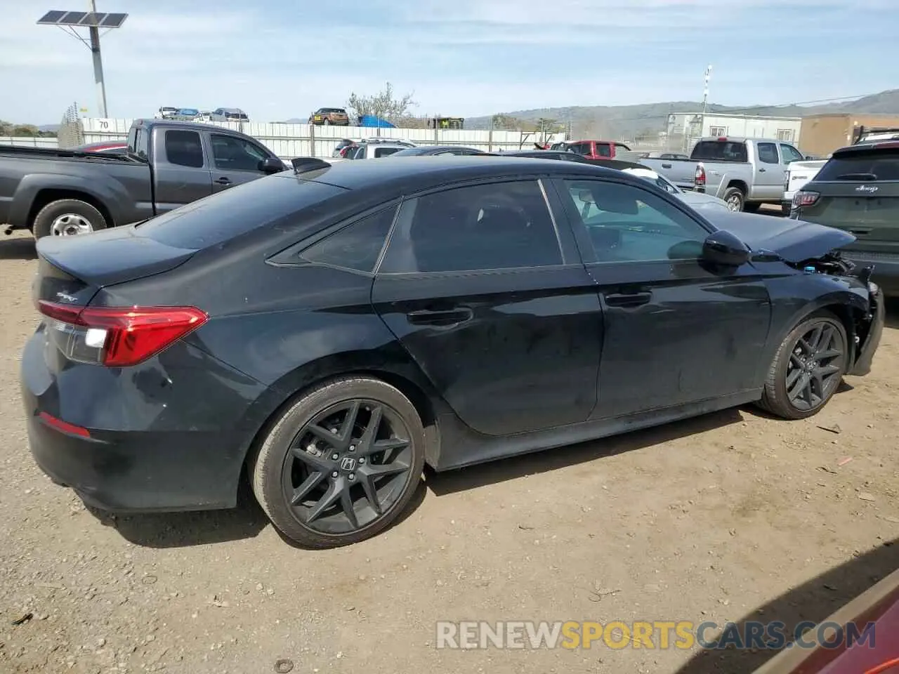 3 fotografías del automóvil dañado 2HGFE2F55RH521218 HONDA CIVIC 2024