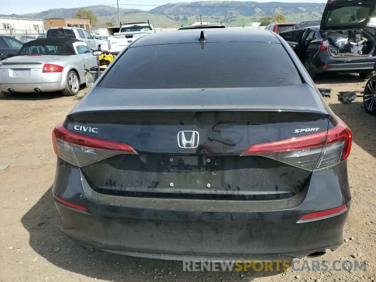 6 fotografías del automóvil dañado 2HGFE2F55RH521218 HONDA CIVIC 2024