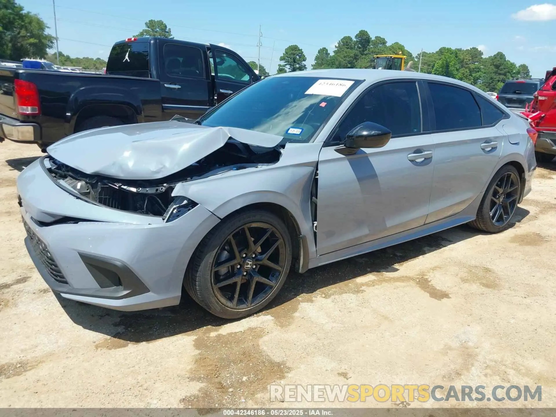 2 fotografías del automóvil dañado 2HGFE2F55RH531294 HONDA CIVIC 2024