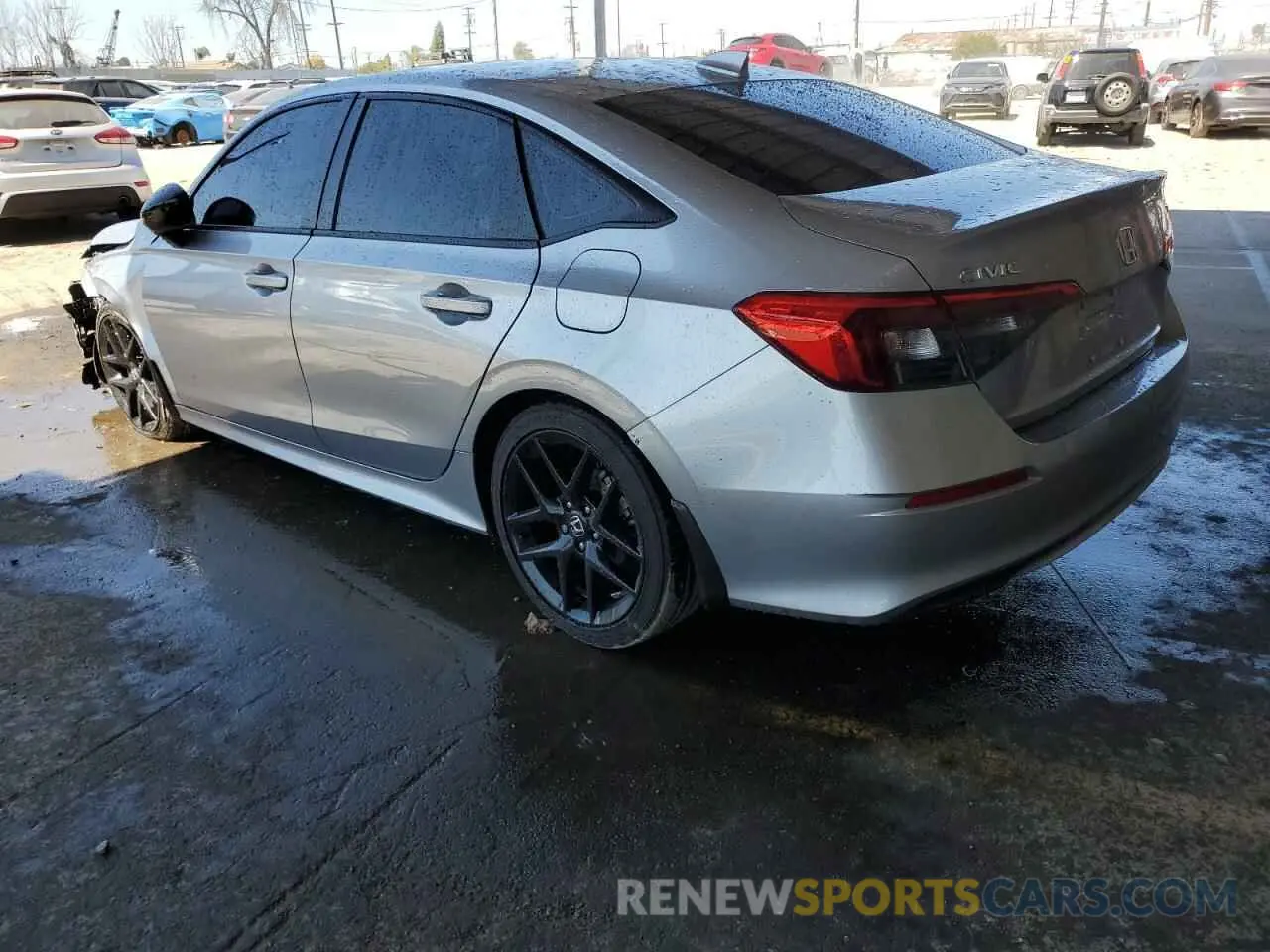 2 fotografías del automóvil dañado 2HGFE2F55RH531389 HONDA CIVIC 2024