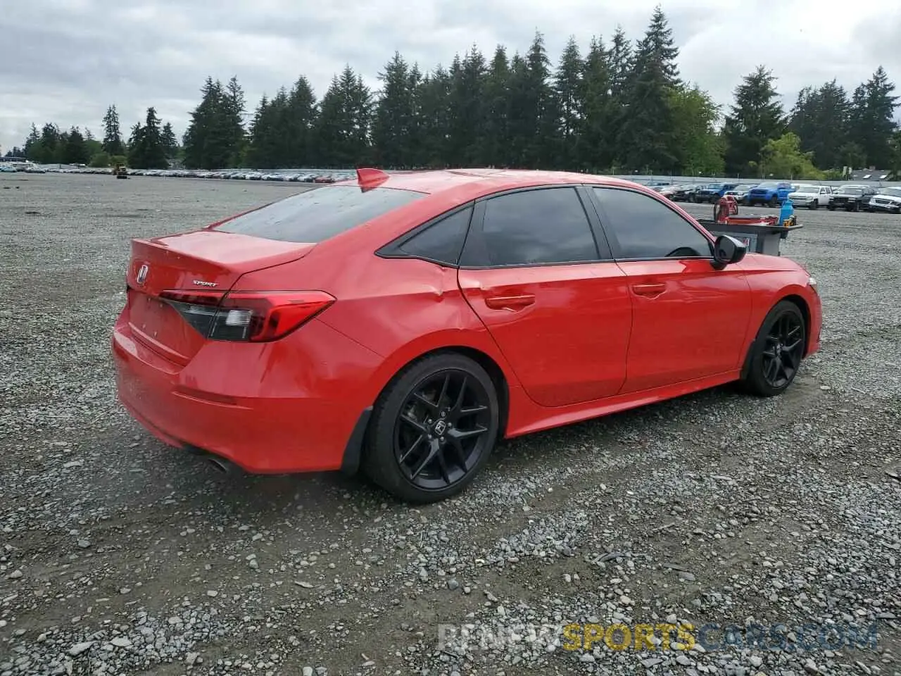 3 fotografías del automóvil dañado 2HGFE2F55RH545762 HONDA CIVIC 2024