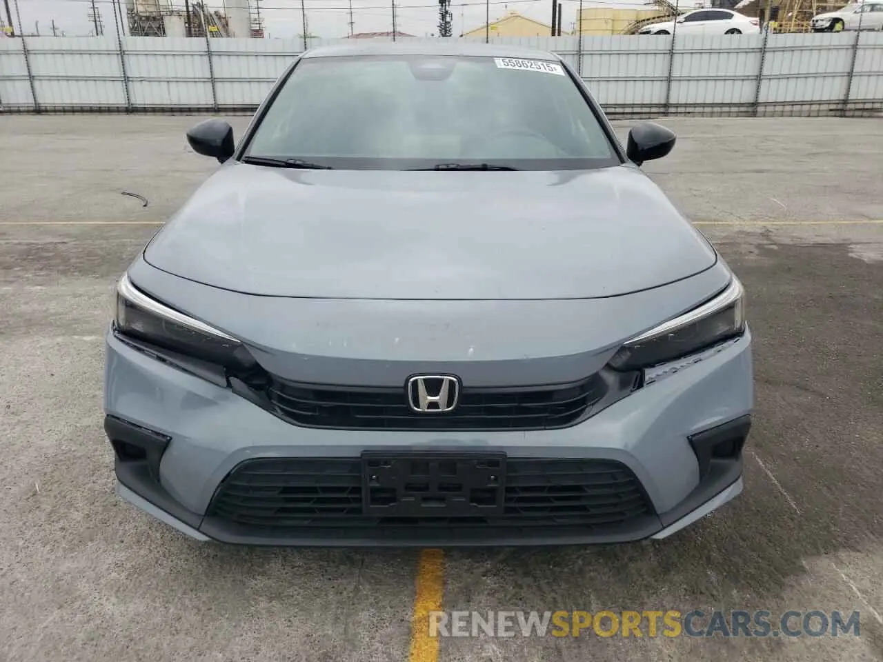 5 fotografías del automóvil dañado 2HGFE2F55RH546233 HONDA CIVIC 2024