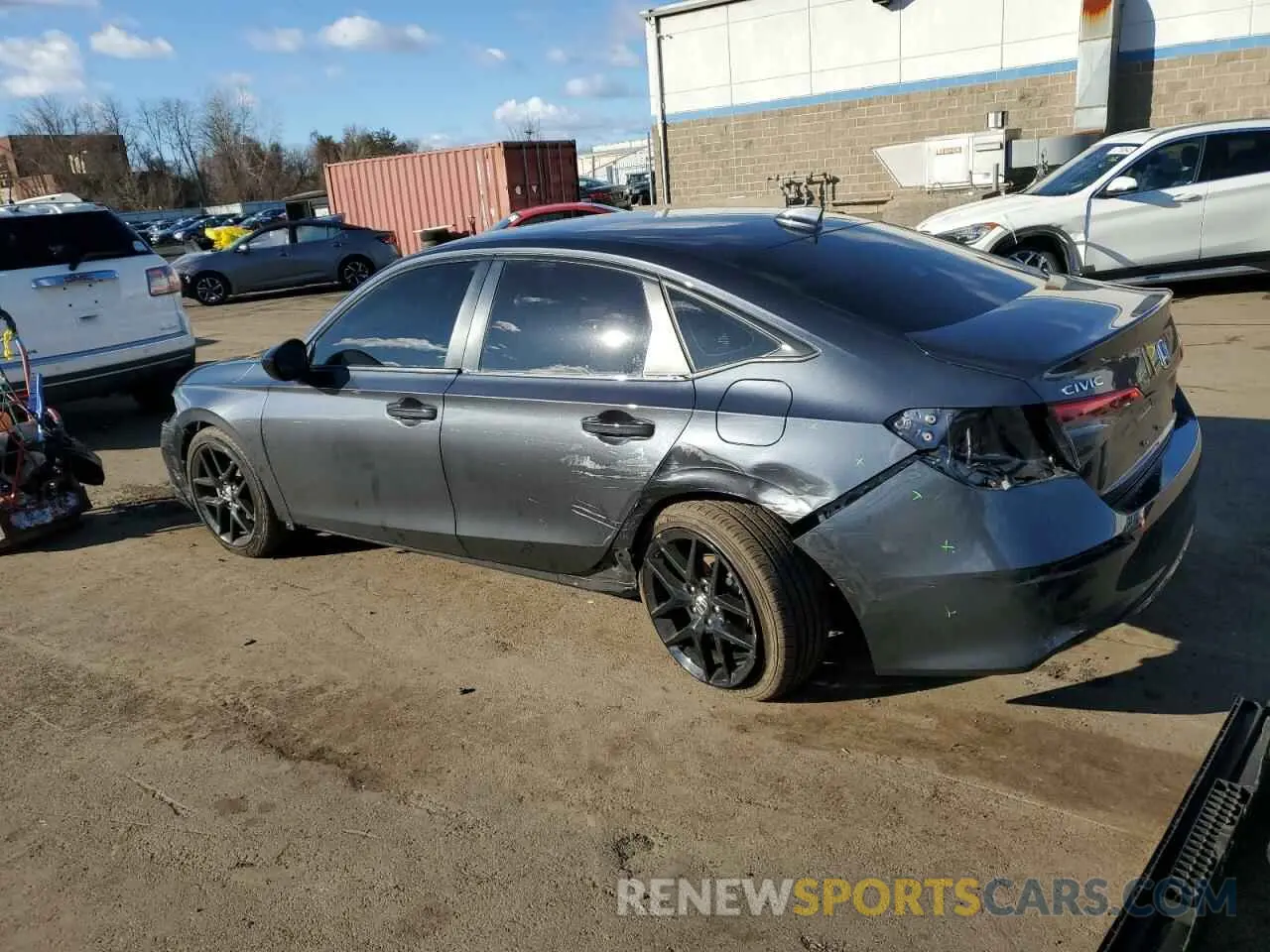 2 fotografías del automóvil dañado 2HGFE2F55RH551819 HONDA CIVIC 2024