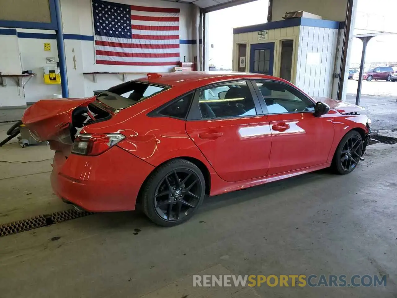3 fotografías del automóvil dañado 2HGFE2F55RH585551 HONDA CIVIC 2024