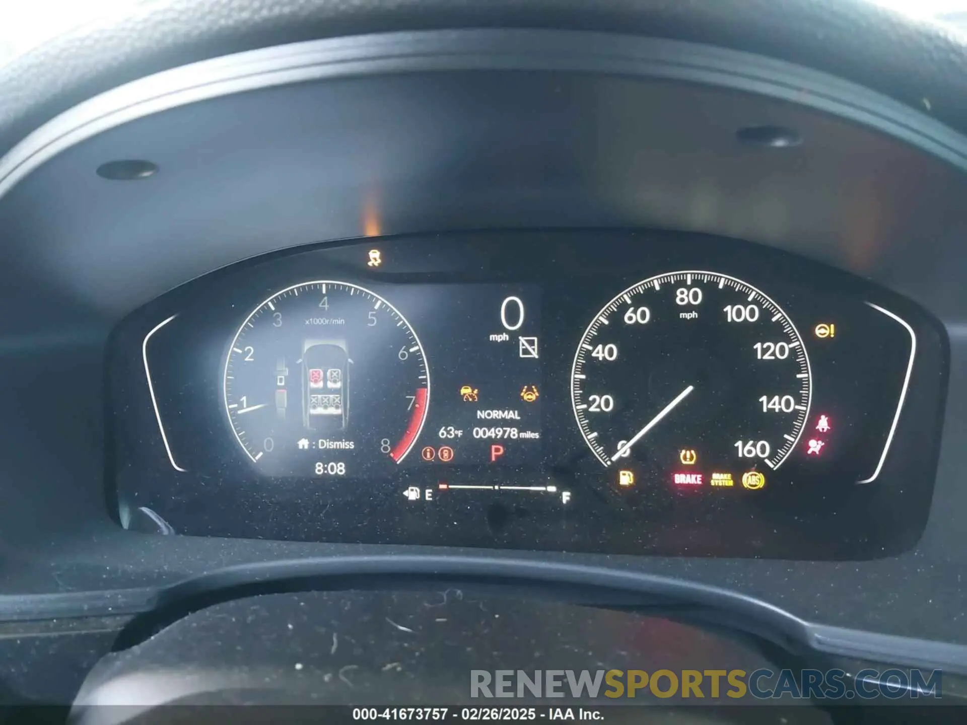7 fotografías del automóvil dañado 2HGFE2F55RH587283 HONDA CIVIC 2024