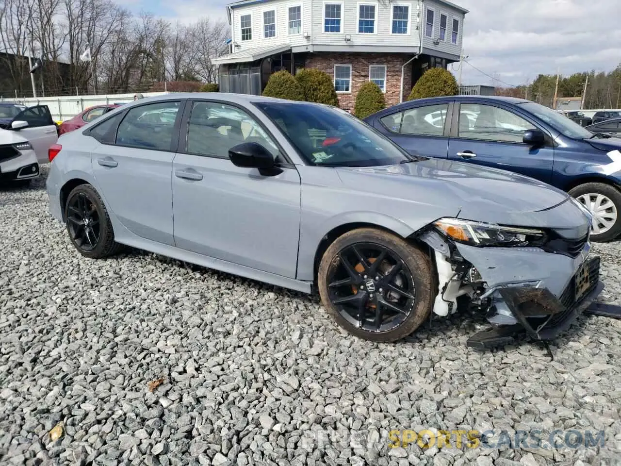 4 fotografías del automóvil dañado 2HGFE2F56RH503696 HONDA CIVIC 2024