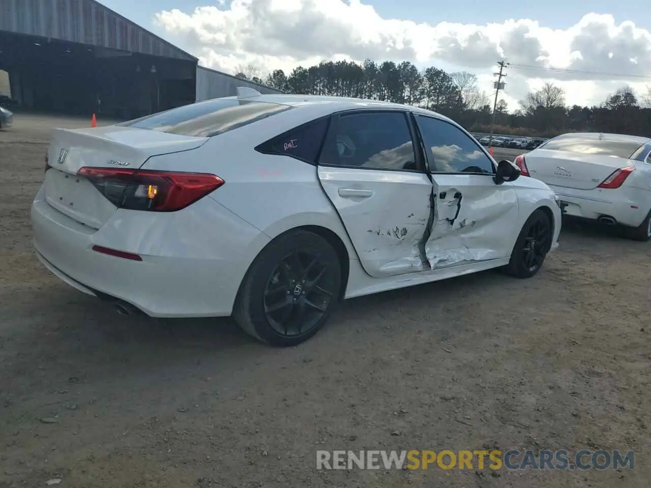 3 fotografías del automóvil dañado 2HGFE2F56RH552347 HONDA CIVIC 2024