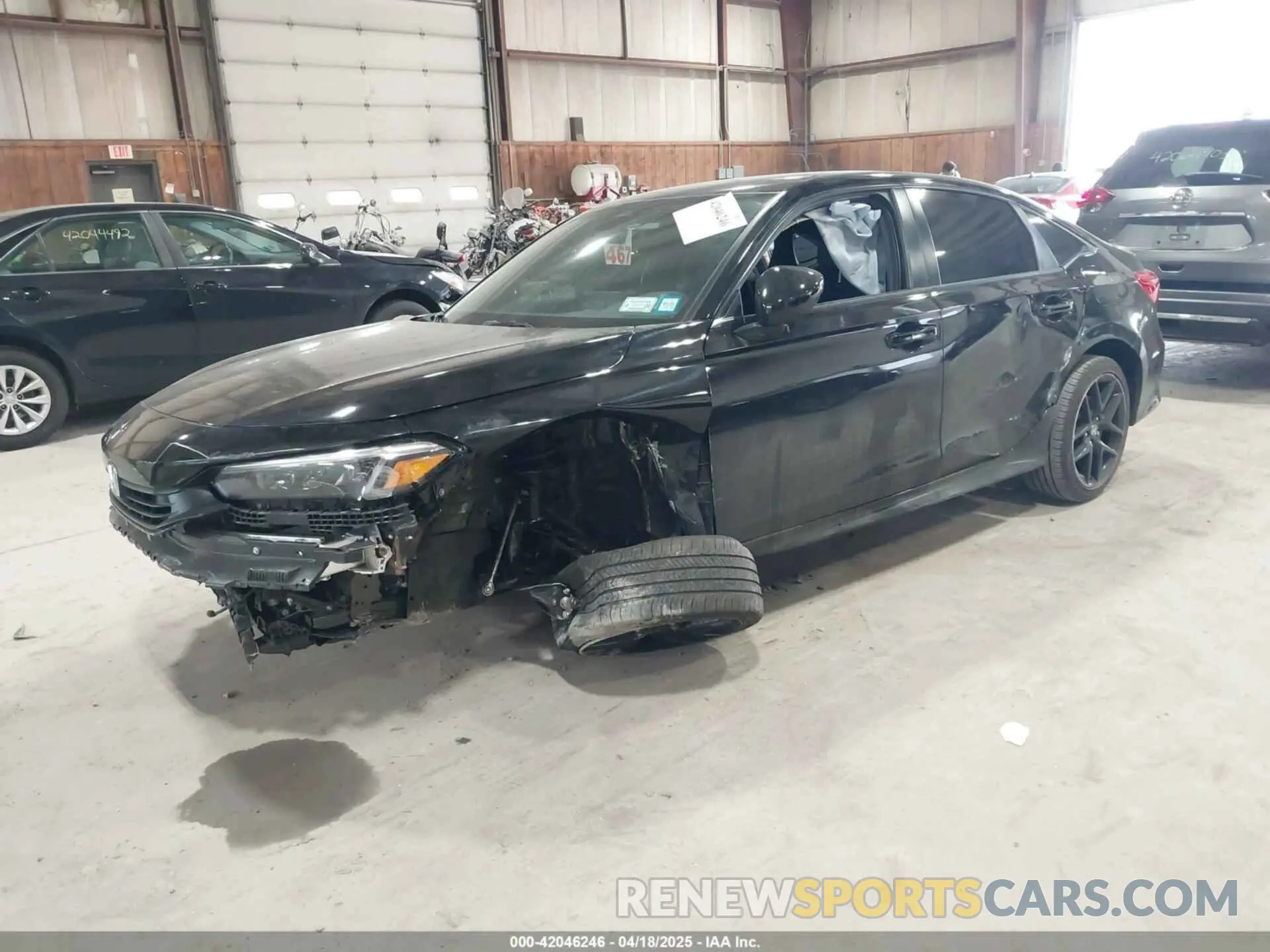 2 fotografías del automóvil dañado 2HGFE2F56RH555085 HONDA CIVIC 2024