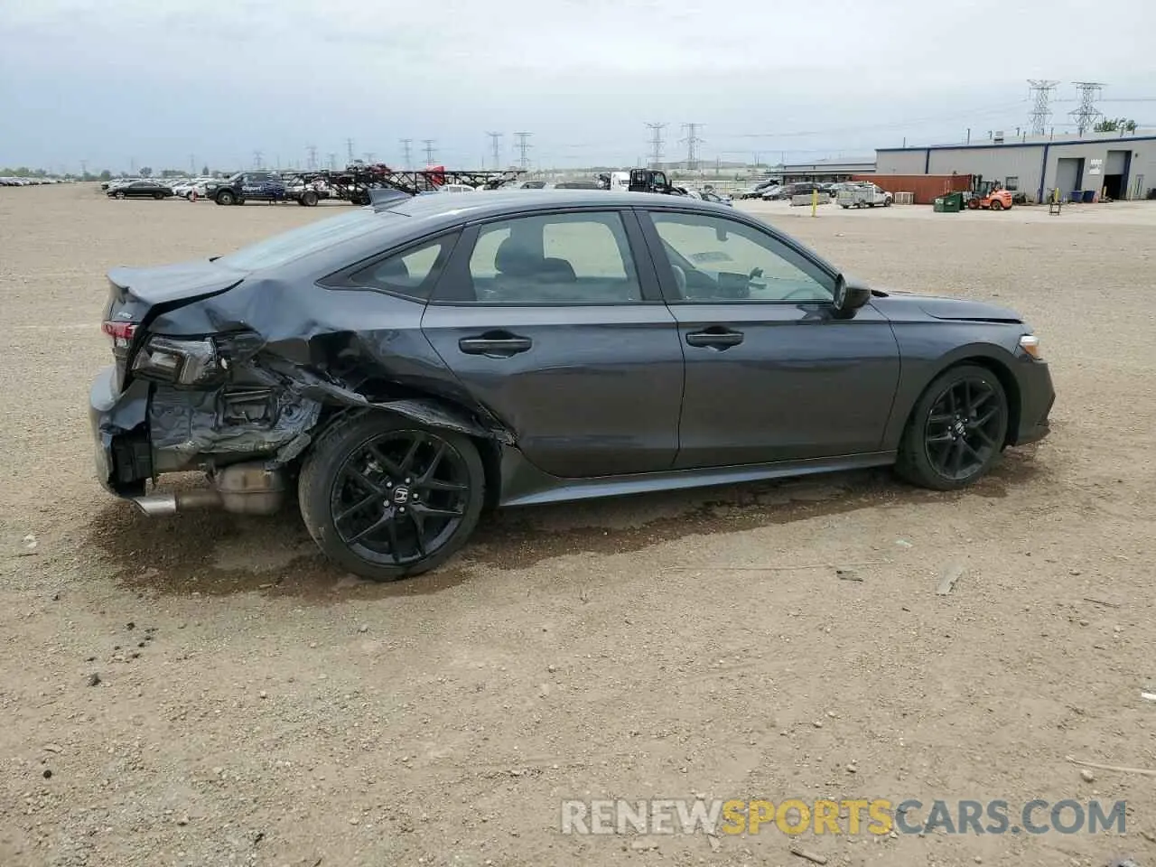 3 fotografías del automóvil dañado 2HGFE2F56RH555801 HONDA CIVIC 2024