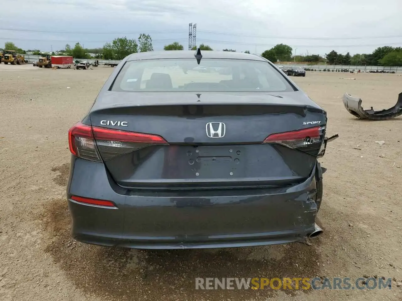 6 fotografías del automóvil dañado 2HGFE2F56RH555801 HONDA CIVIC 2024
