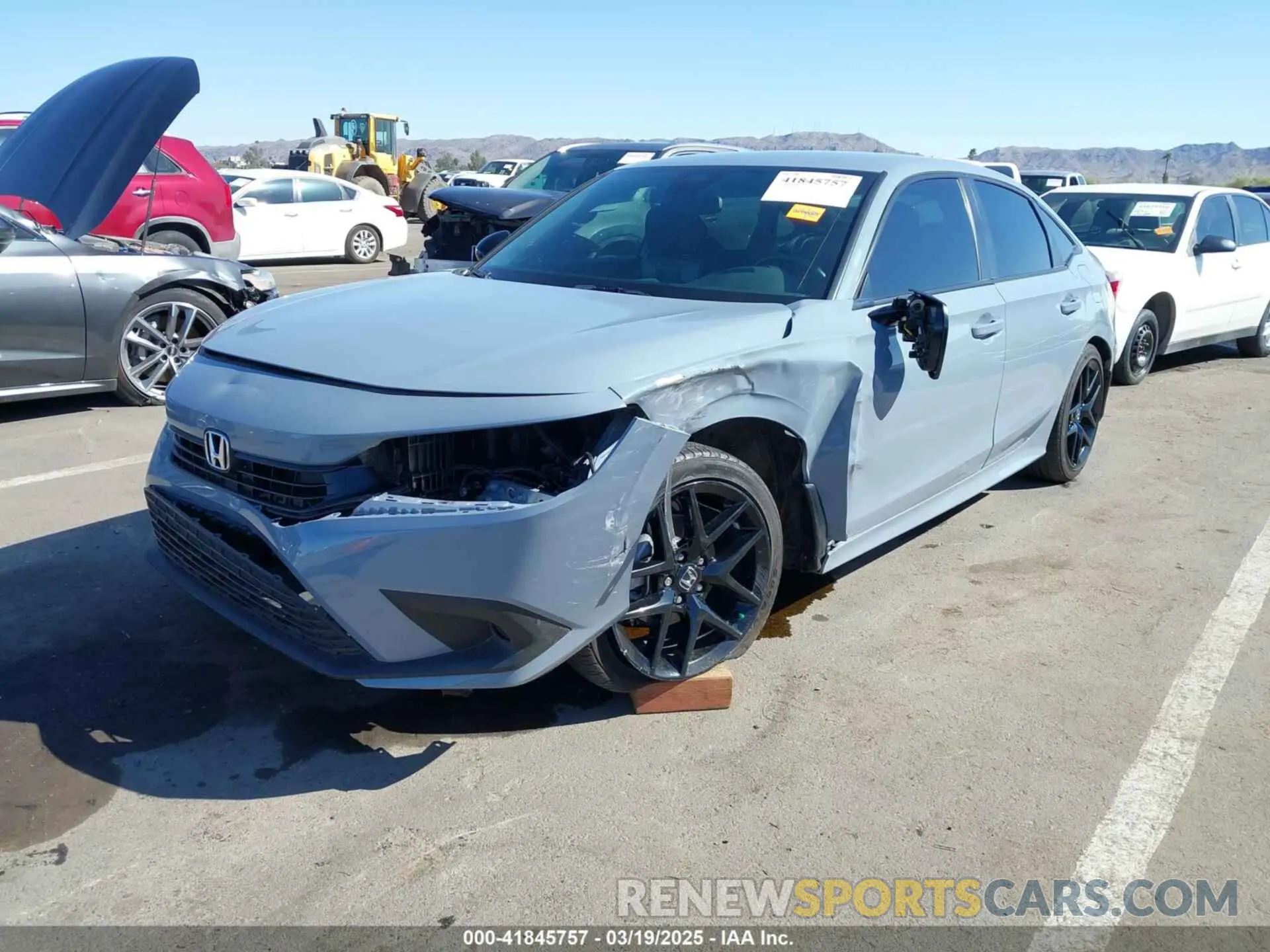 2 fotografías del automóvil dañado 2HGFE2F56RH560996 HONDA CIVIC 2024