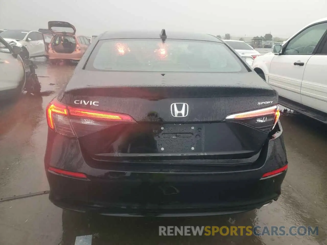 6 fotografías del automóvil dañado 2HGFE2F56RH571383 HONDA CIVIC 2024