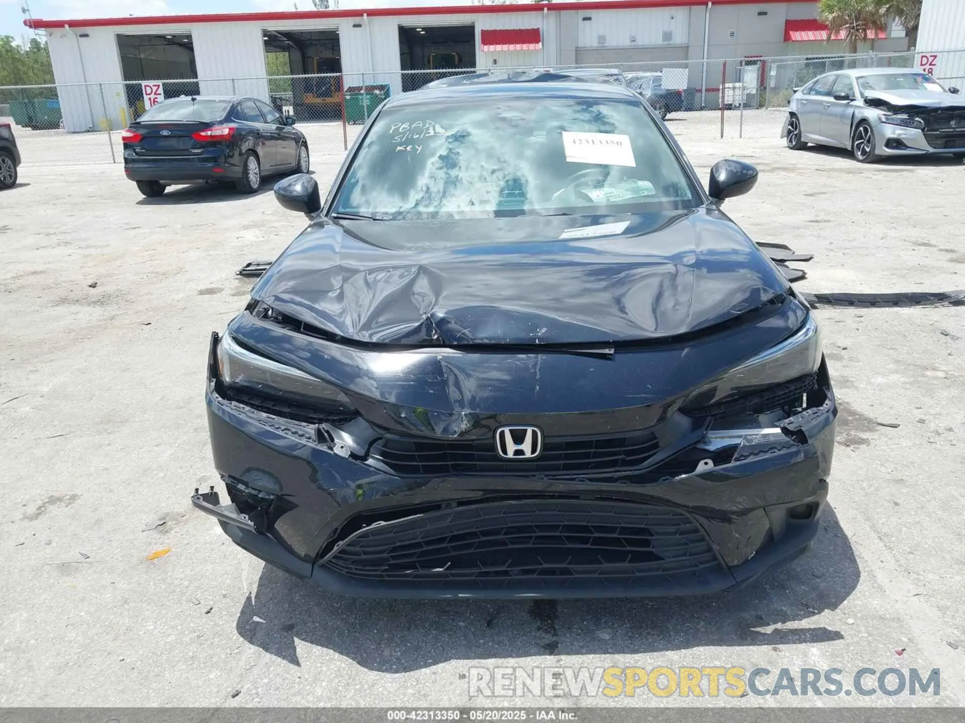 6 fotografías del automóvil dañado 2HGFE2F57RH504078 HONDA CIVIC 2024