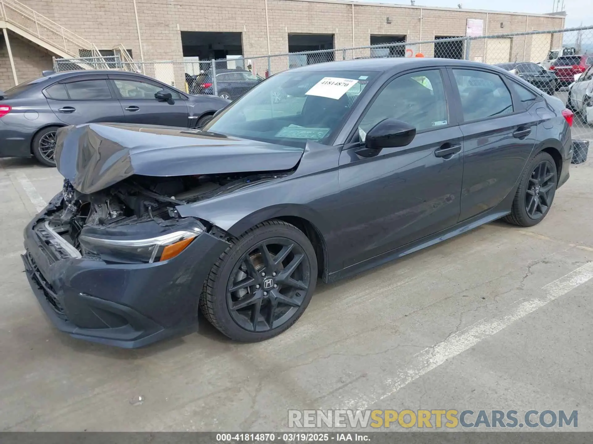 2 fotografías del automóvil dañado 2HGFE2F57RH512469 HONDA CIVIC 2024