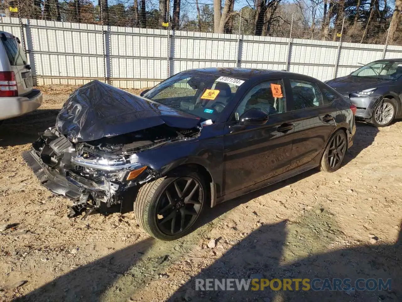 1 fotografías del automóvil dañado 2HGFE2F57RH513668 HONDA CIVIC 2024