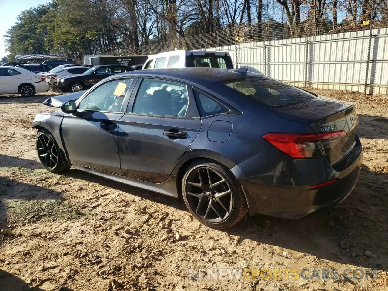 2 fotografías del automóvil dañado 2HGFE2F57RH513668 HONDA CIVIC 2024