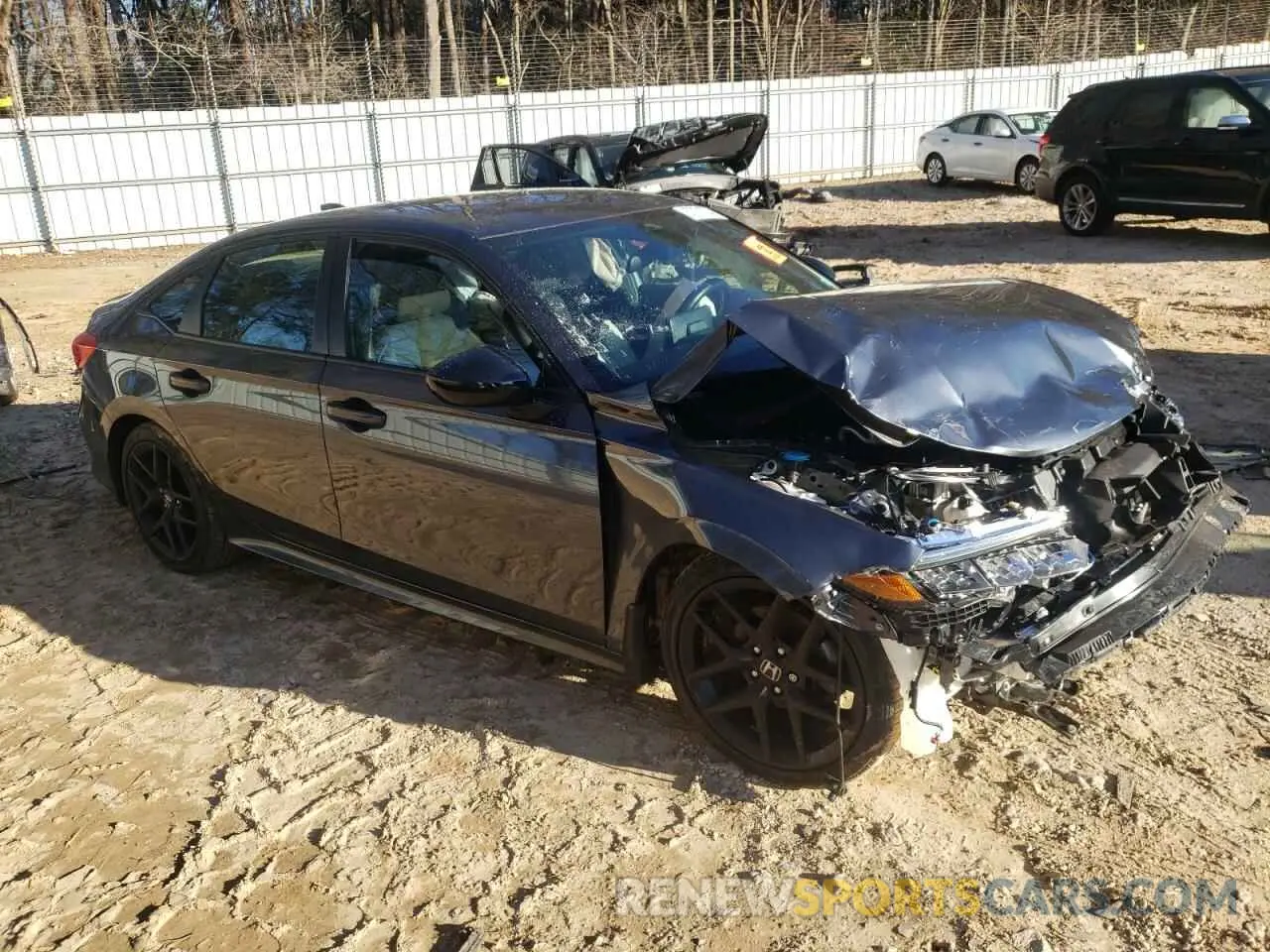 4 fotografías del automóvil dañado 2HGFE2F57RH513668 HONDA CIVIC 2024