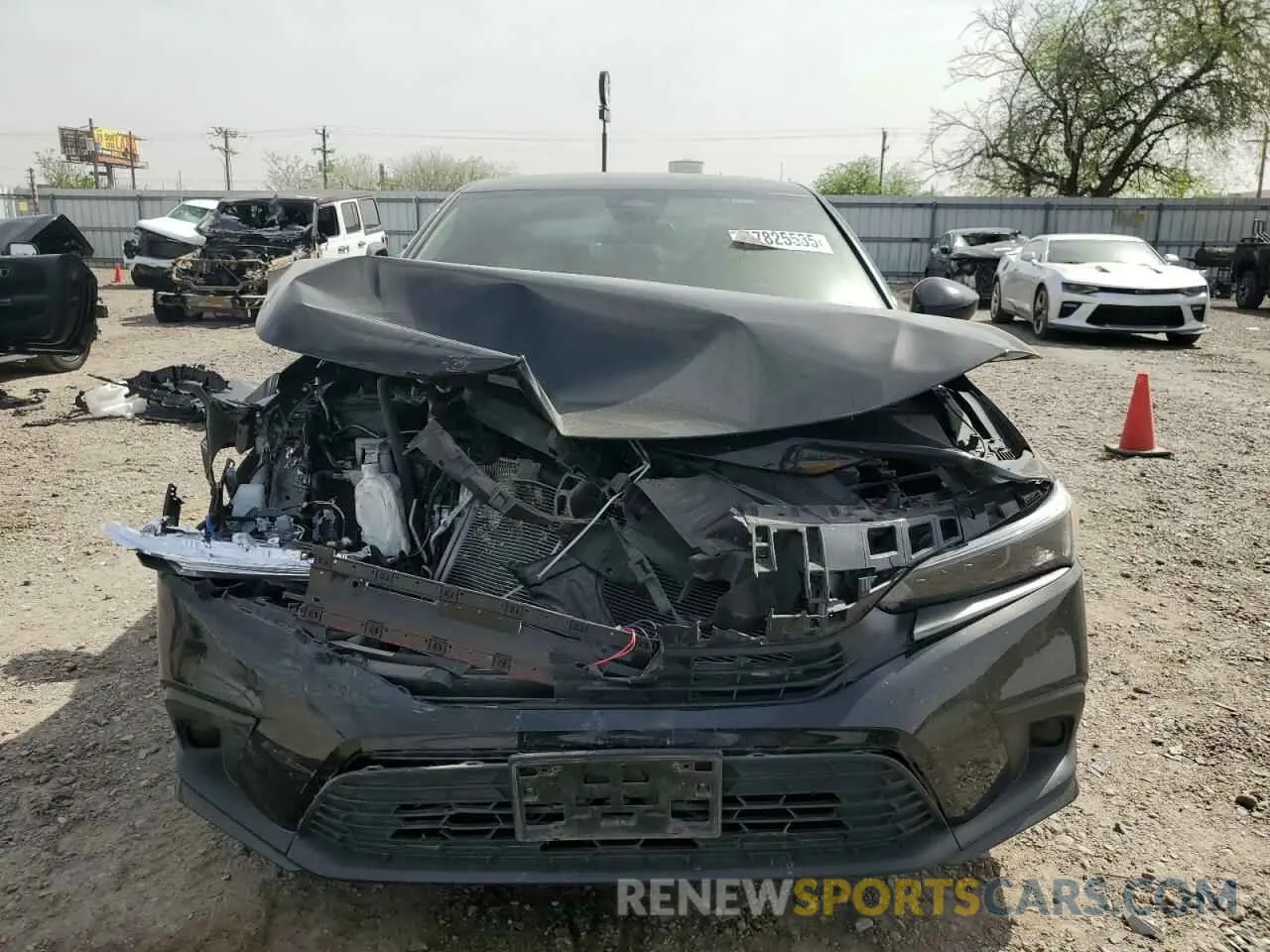 5 fotografías del automóvil dañado 2HGFE2F57RH522760 HONDA CIVIC 2024
