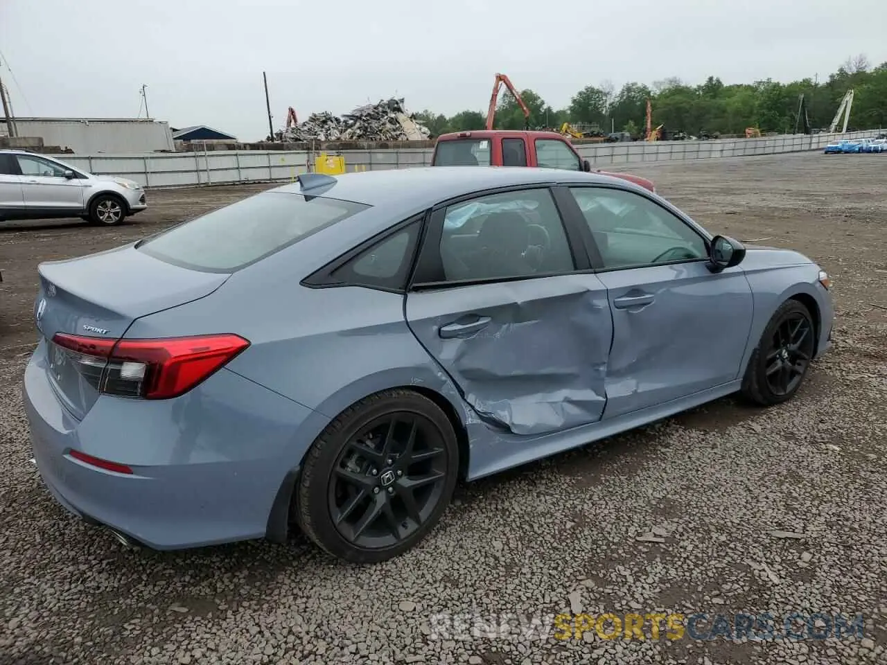 3 fotografías del automóvil dañado 2HGFE2F57RH527991 HONDA CIVIC 2024