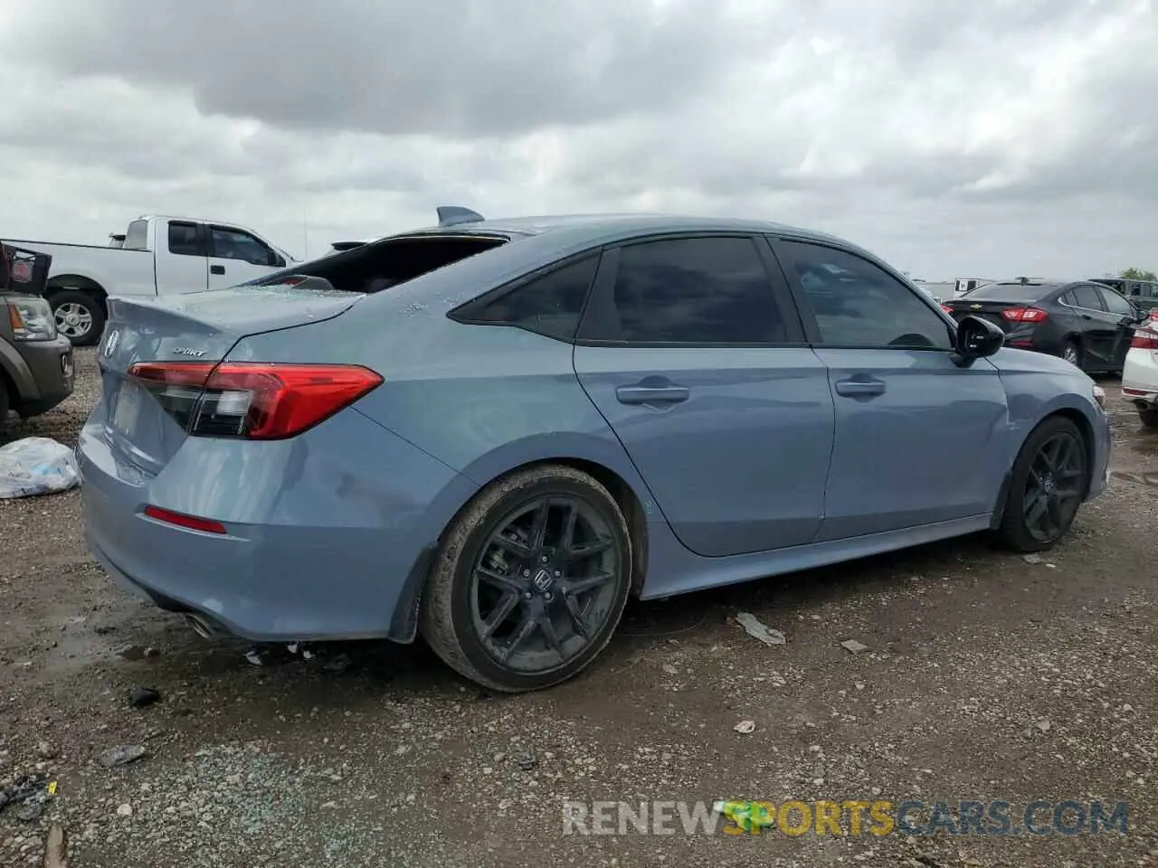 3 fotografías del automóvil dañado 2HGFE2F57RH528431 HONDA CIVIC 2024