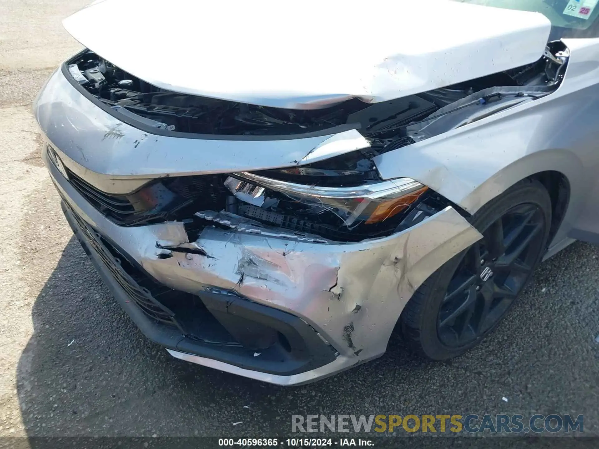 6 fotografías del automóvil dañado 2HGFE2F57RH548811 HONDA CIVIC 2024