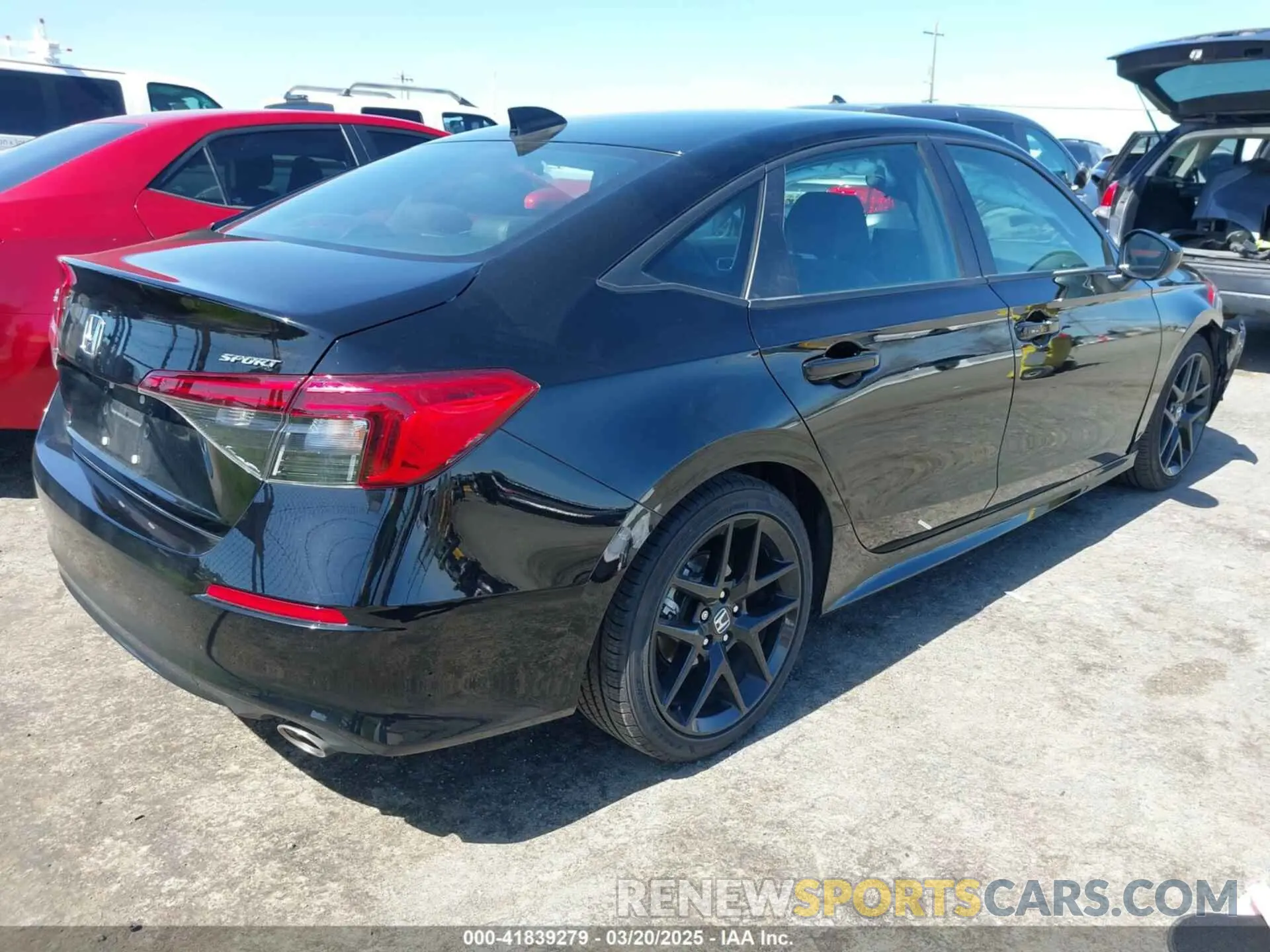 4 fotografías del automóvil dañado 2HGFE2F57RH551885 HONDA CIVIC 2024