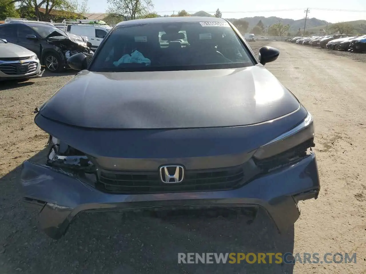 5 fotografías del automóvil dañado 2HGFE2F57RH554253 HONDA CIVIC 2024