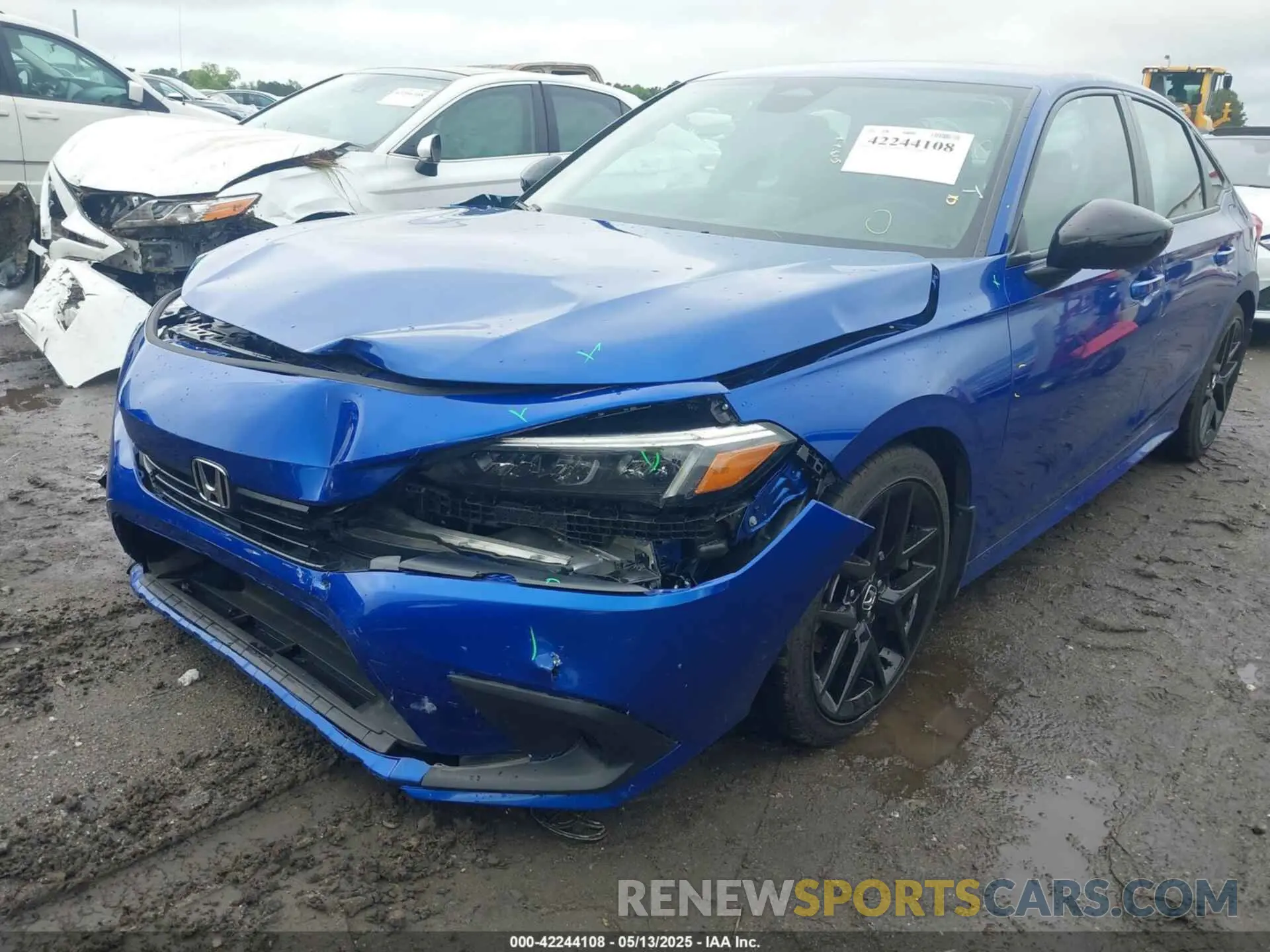 6 fotografías del automóvil dañado 2HGFE2F57RH557637 HONDA CIVIC 2024
