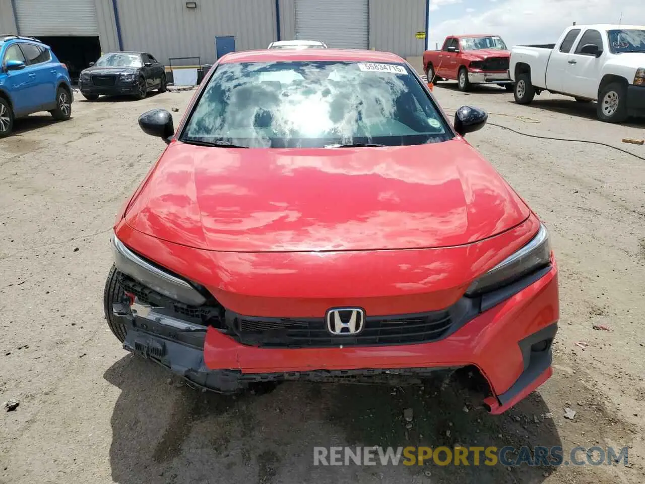 5 fotografías del automóvil dañado 2HGFE2F57RH560179 HONDA CIVIC 2024