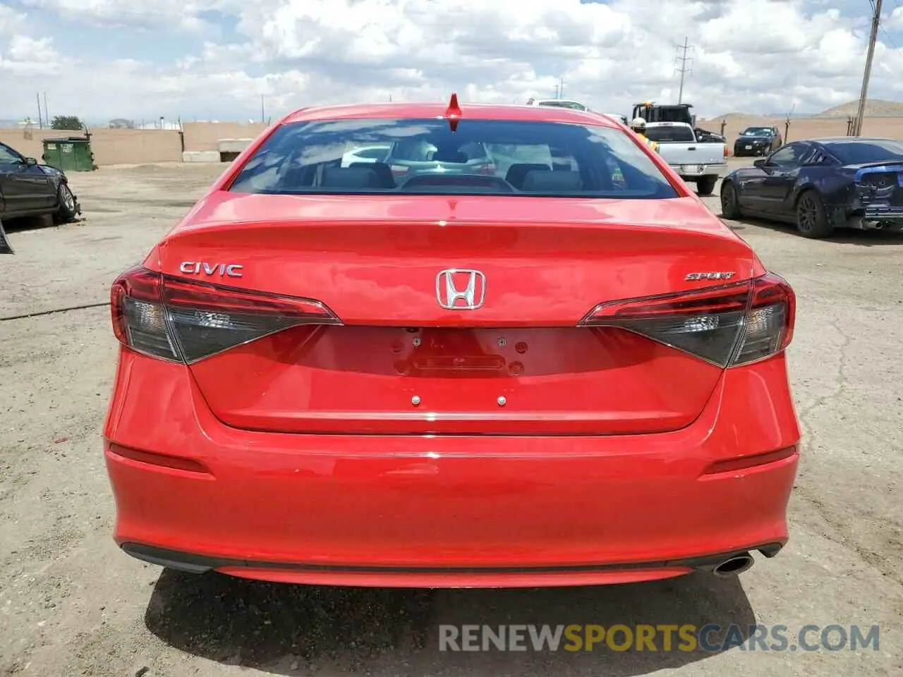6 fotografías del automóvil dañado 2HGFE2F57RH560179 HONDA CIVIC 2024